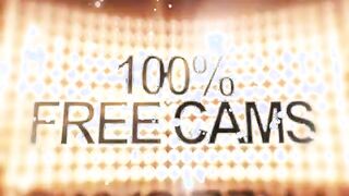 Big tits girl with glasses stripping