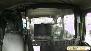 Tiffany gets fucked inside the taxi after running away from her boyfriend