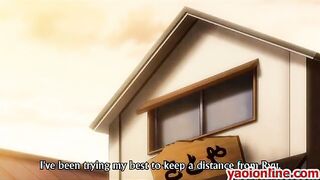 Two mature hentai guy having hot kiss