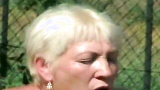 Granny bi sluts fucking bottles