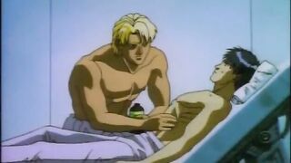 Threesome hentai guys having hard sex