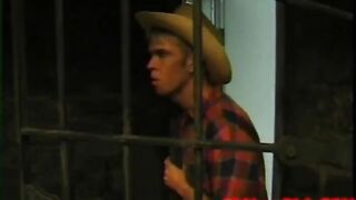 hard sweaty cock locked up