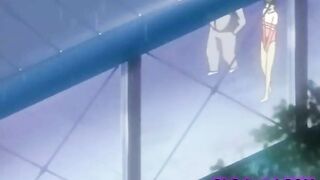 hot tied up young brunette girl