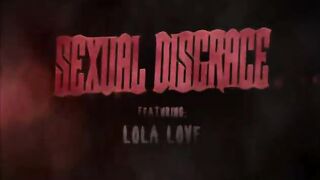 Tight rope bondage and sack on the head for submissive Lola Love