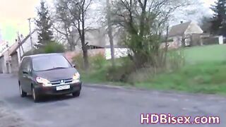 Hot teens trying a bisexual fucking