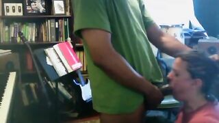 Cumming in her mouth