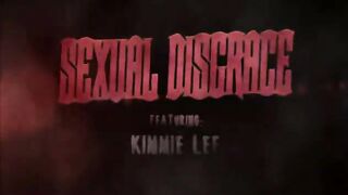 Horny Kimmie Lee bound and forced to orgasm with fucking machine