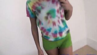 tight young blonde girl with a very sexy ass