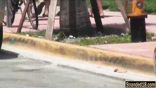 Hot latin Valentina repays guy for helping her out with sex