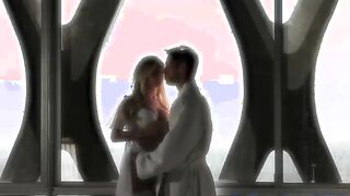 amazing blonde suckingfat throbbing cock