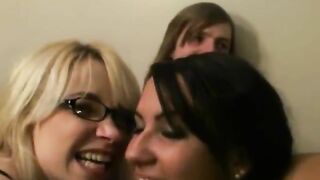 College Amateur Sluts Hosting Oral Party In Their Dorm