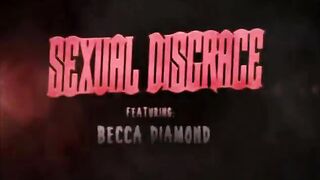 Becca Diamond gags on big cock and fucked hard afterwards