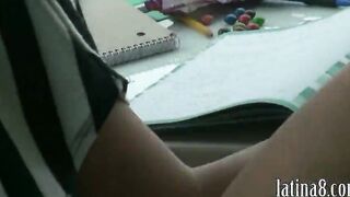 Hot ass latina girlfriend teen horny suck fuck and facial