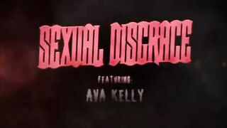 Bound slave Ava Kelly hooked on fuck machine and deepthroated