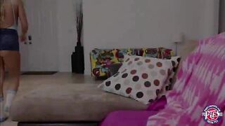 Carters tight pussy gets rammed by Bricks huge cock