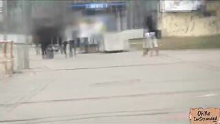 Hot babe Gina strips after being picked up and gets rammed hard