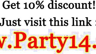 Horny amateur euro babes at stripper party