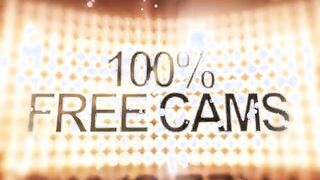 Cute girl stripping on live show