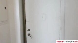 Naughty teen Riley Reynolds giving up in sweeping and pounded