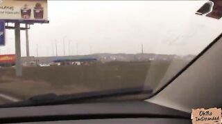 Hot Victoria gets stranded and agrees to have sex with a stranger 