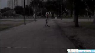 Sexy chick Monica gets healed by a stranger with his vitamin dick