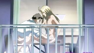 Sexy blonde fucked in he ass