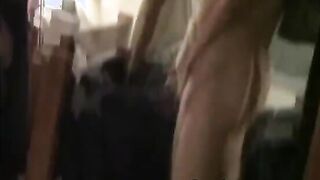 Horny straight amateur drooling on cock