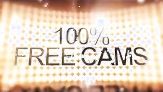 Cute teen girl masturbating with a dildo