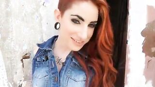 Slutty sexy young redhead