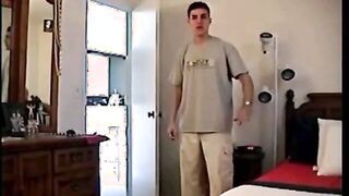 Straight skinny guy gets cock touched