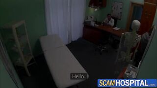 Damn sexy Kristyna gets fucked by her doctor on the table