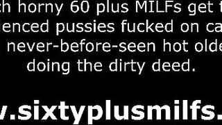 Horny granny in porno