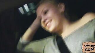 Lola's wild sex at the back seat