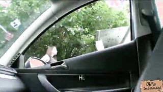 Gorgeous stranded teen Marina gets picked up after being stranded