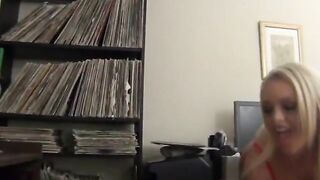 Cheating Blonde Wife Busted Blowing Another Guy