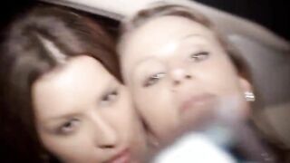 delicate group sex in limo