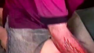 Old bear straight has cock hunger