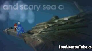 Hot 3D redhead Ariel getting fucked by Ursula