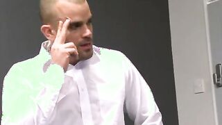 English jock getting throatfucked