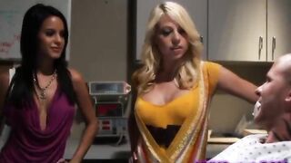 Sey young girls dress like naughty nurses