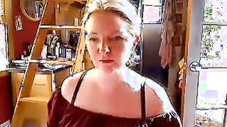 Cute Mom With Great Breasts Plays With Her Vagina