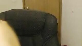 Nerdy College Girl With Her Wand Vibrator