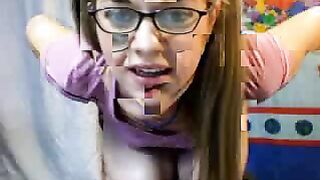 Horny Nerd Loves The Cock