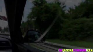 Hottie Hungarian Elizabeth trades sex for a car ride going Gyor