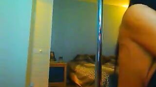 Amateur Stripper Teases Tits And Ass
