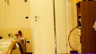 My girl has a stripper pole in her bedroom