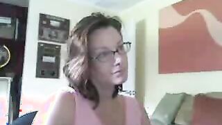 Pregnant Woman With Glasses