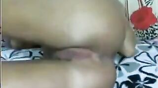 Tattooed Blonde MILF Masturbating