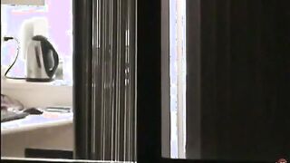 Voyeur Tapes The Neighbor Girl Fucking In The Kitchen