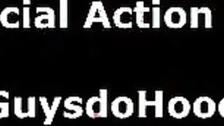 Gay interracial anal action in car lot outdoors